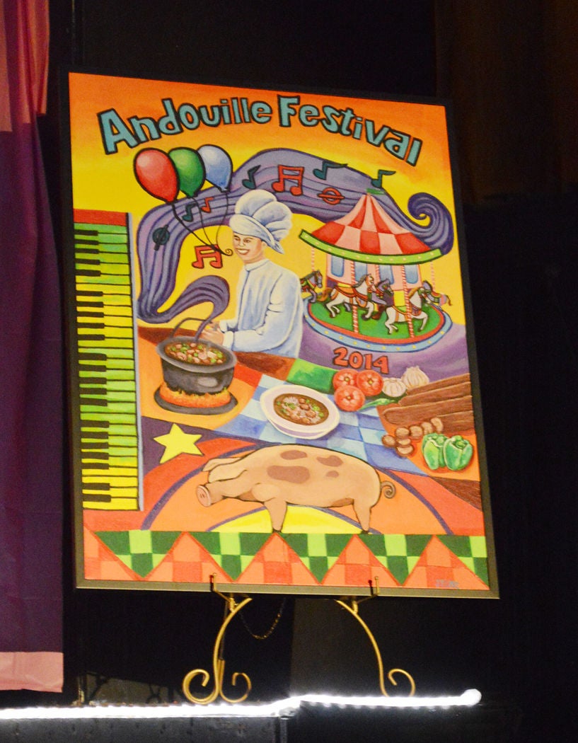The 41st Annual Andouille Festival Poster L'Observateur L'Observateur