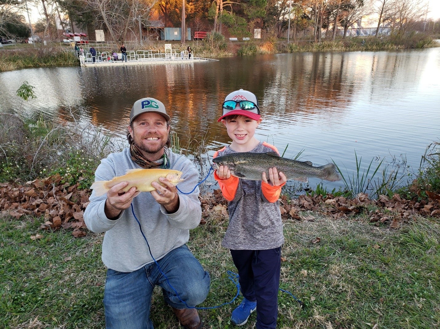 LDWF Stocks Rainbow Trout at Community Fishing Ponds Across