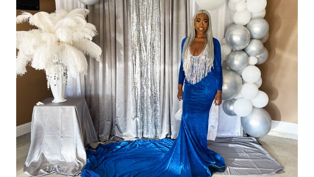 A 14-year-old girl made her own prom dress from IKEA bags and it's beautiful  