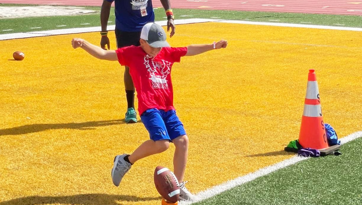 Atkins student wins Punt, Pass & Kick competition