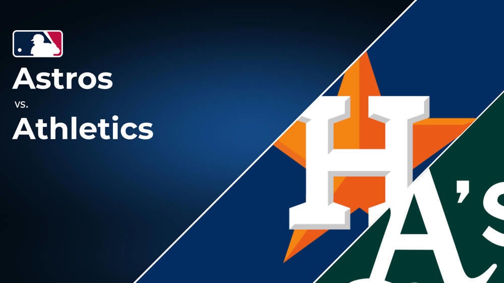 Astros vs. Athletics Series Preview: TV Channel, Live Streams, Starting Pitchers and Game Info - Sept. 10-12