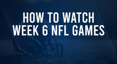 NFL Week 6 TV Schedule, Streams, Start Times, Channels