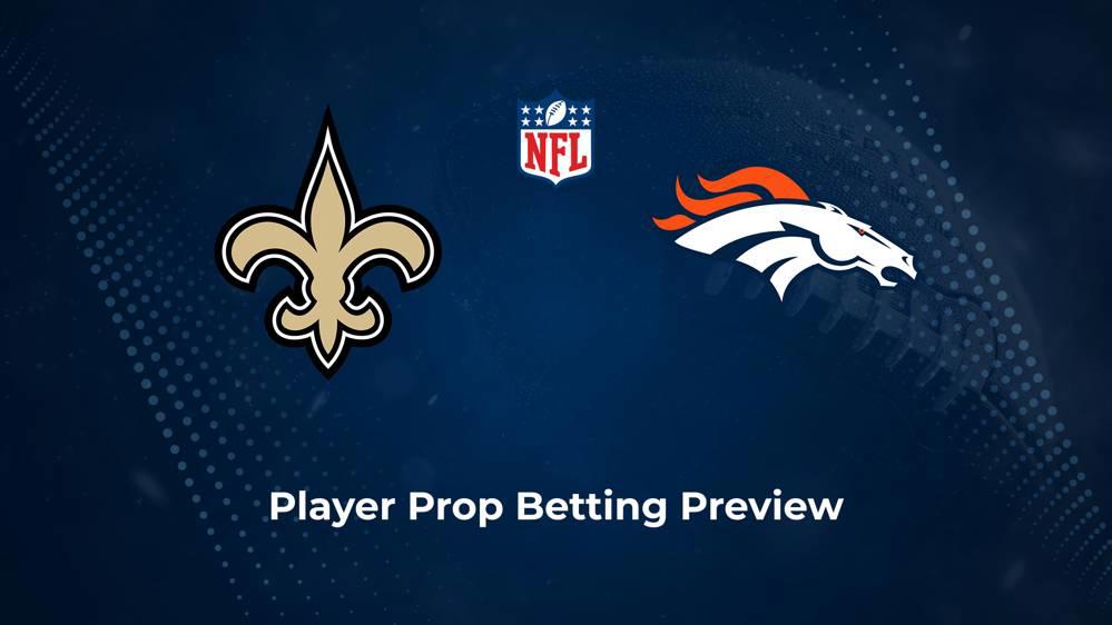 Saints vs. Broncos Player Props & Odds – Week 7