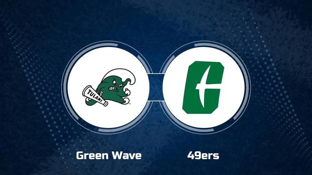 Where to Watch Tulane vs. Charlotte on TV or Streaming Live - Oct. 31