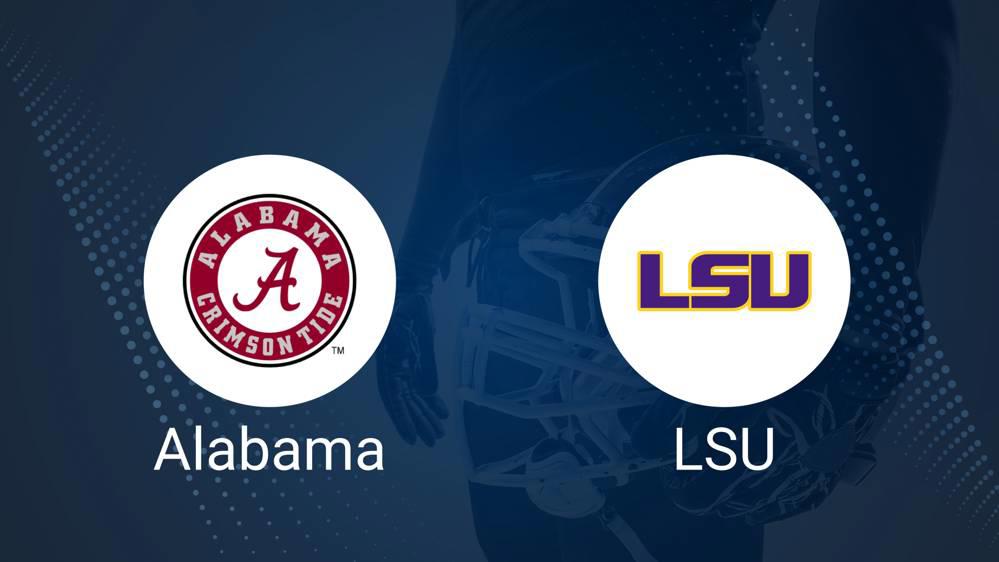 Best Bets, Predictions & Odds for the LSU vs. Alabama Game – Saturday, Nov. 9