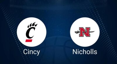 How to Watch Cincinnati vs. Nicholls State on TV or Live Stream - November 15