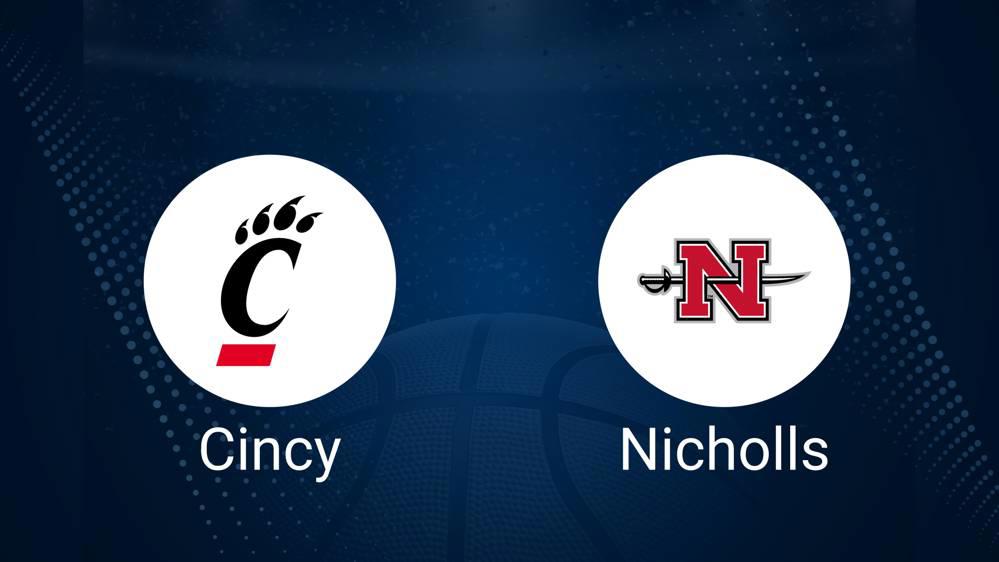 How to Watch Cincinnati vs. Nicholls State on TV or Live Stream - November 15