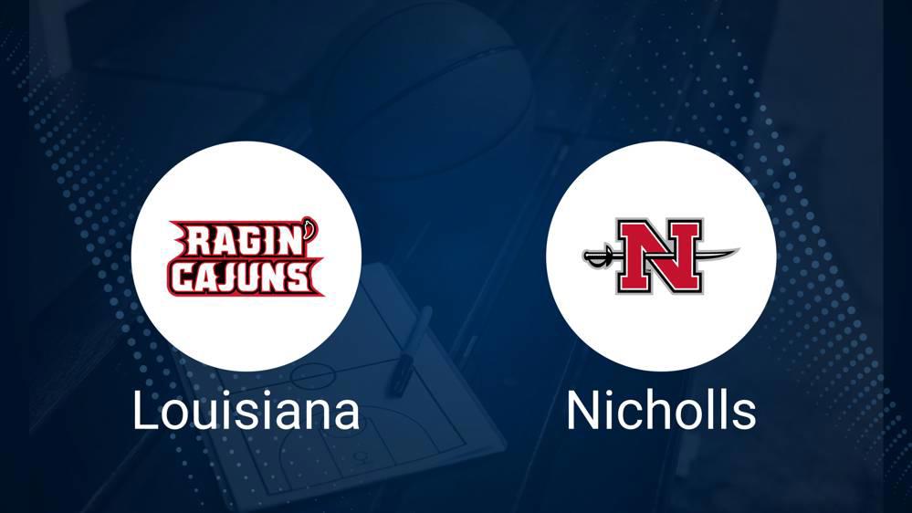 How to Watch Louisiana vs. Nicholls State on TV or Live Stream - November 30