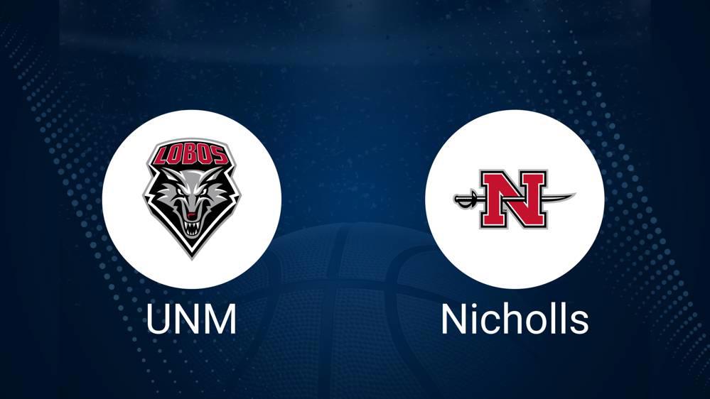 How to Watch New Mexico vs. Nicholls State on TV or Live Stream - November 4