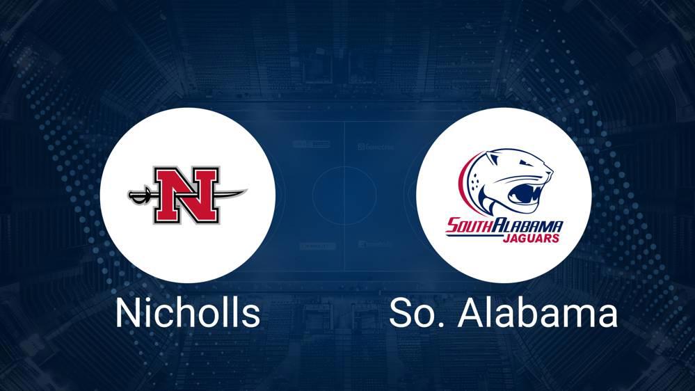 How to Watch Nicholls State vs. South Alabama on TV or Live Stream - November 8