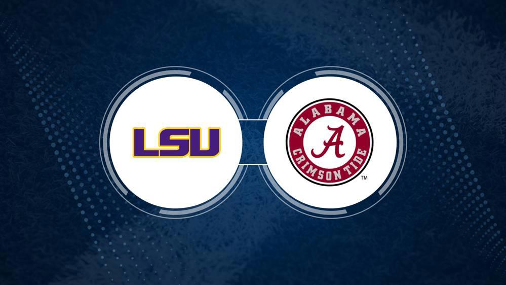 LSU vs. Alabama: Odds, spread, and over/under - Nov. 9