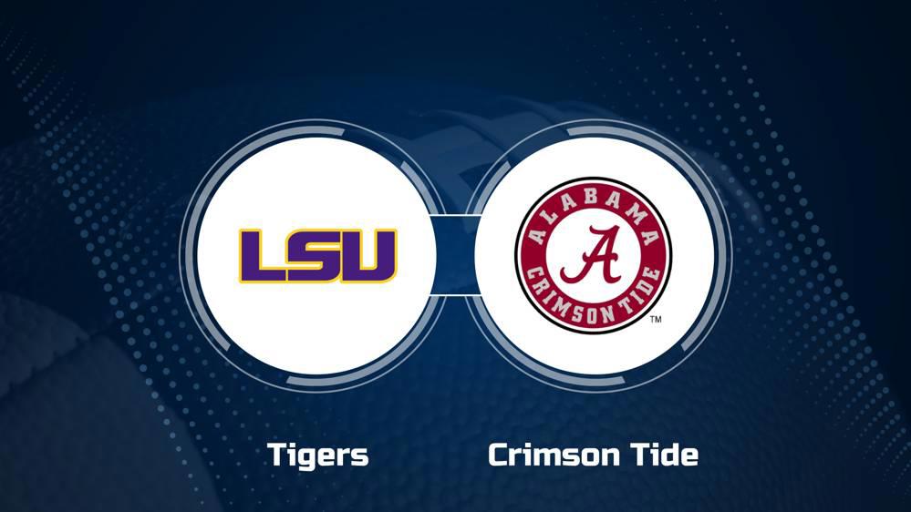 Where to Watch LSU vs. Alabama on TV or Streaming Live - Nov. 9