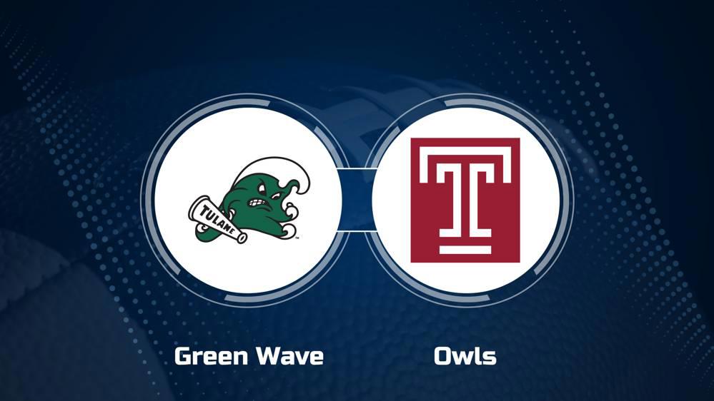 Where to Watch Tulane vs. Temple on TV or Streaming Live - Nov. 9