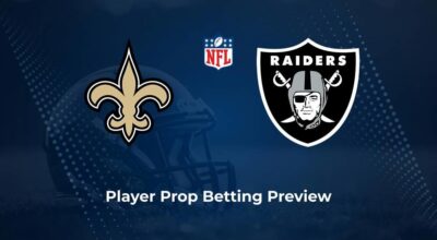 Saints vs. Raiders Player Props & Odds – Week 17